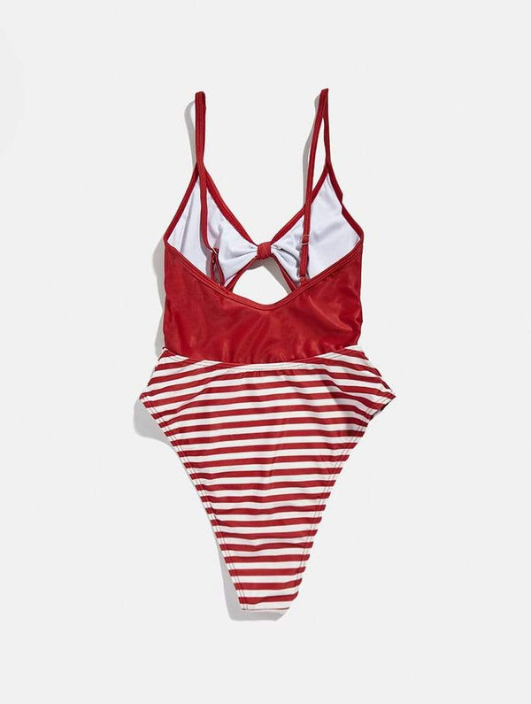 Sardinia Striped Swimsuit | Swimsuits | Swim Society - Product View 2