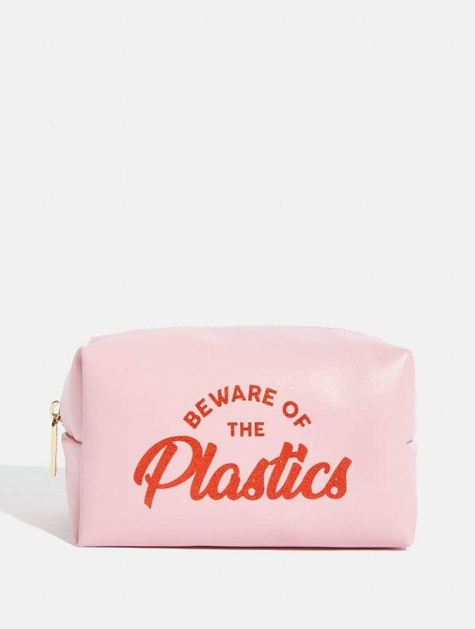 Skinnydip London | Mean Girls x Skinnydip Beware Of The Plastics Make Up Bag - Product View 1