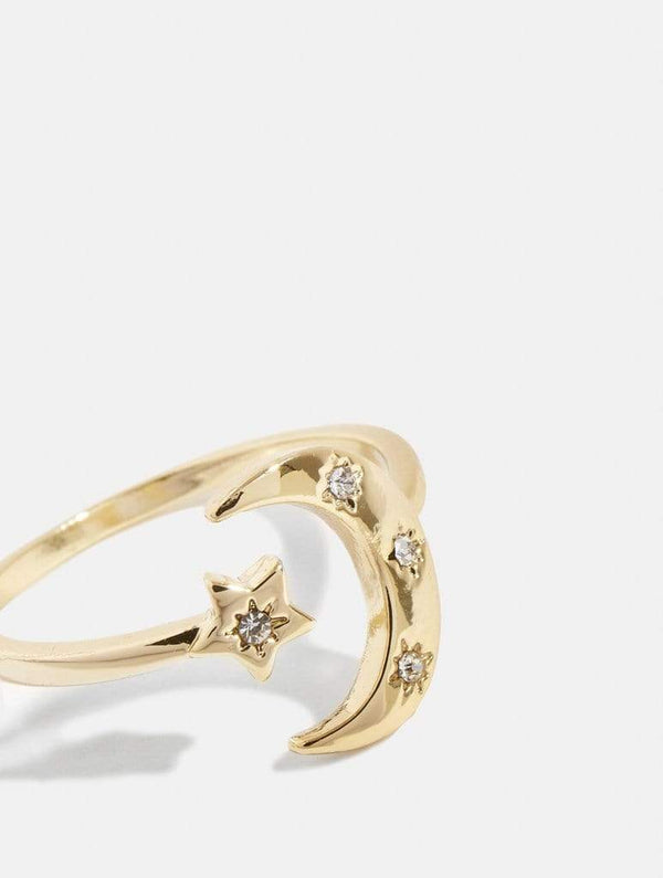 Skinnydip London | Amelia Liana x Skinnydip Moon And Star Ring - Product View 2
