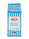 Skinnydip Blue Milk Carton Cross Body Bag