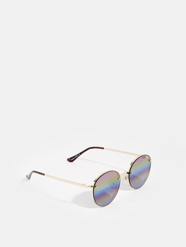 Skinnydip London | Quay Farrah Metal Frame Sunglasses in Cold Purple - Product Image 2