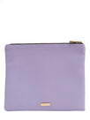 Lilac Sticker Clutch Bag