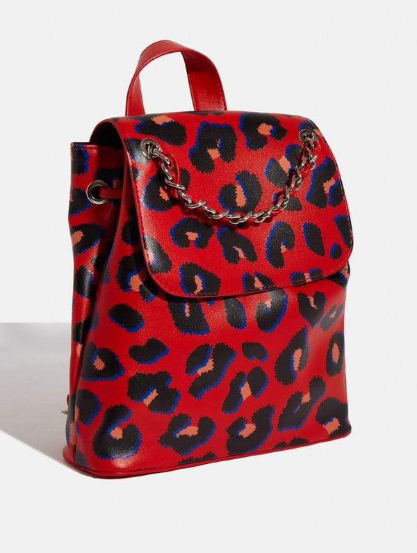 Skinnydip London | Ada Leopard Backpack - Product View 2