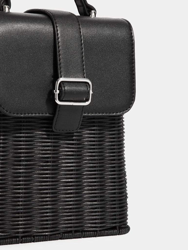 Skinnydip London | Miri Rattan Backpack - Product View 3