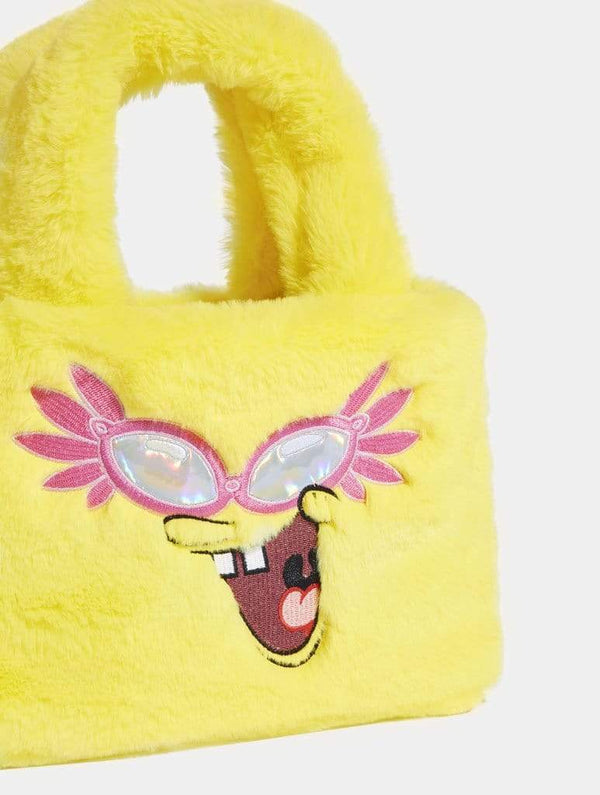 Skinnydip London | Spongebob Fur Tote Bag - Product View 3