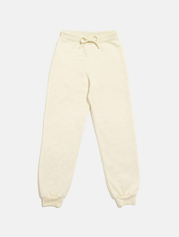 Skinnydip London | Cream Recycled Joggers - Product View 1