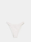 Skinnydip Swim Society | Palma White Bikini Bottom - Product View 1
