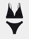 Skinnydip Swim Society | Sydney Black Bikini Top - Product View 2