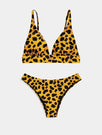 Skinnydip Swim Society | Sydney Leopard Bikini Bottoms - Product View 2