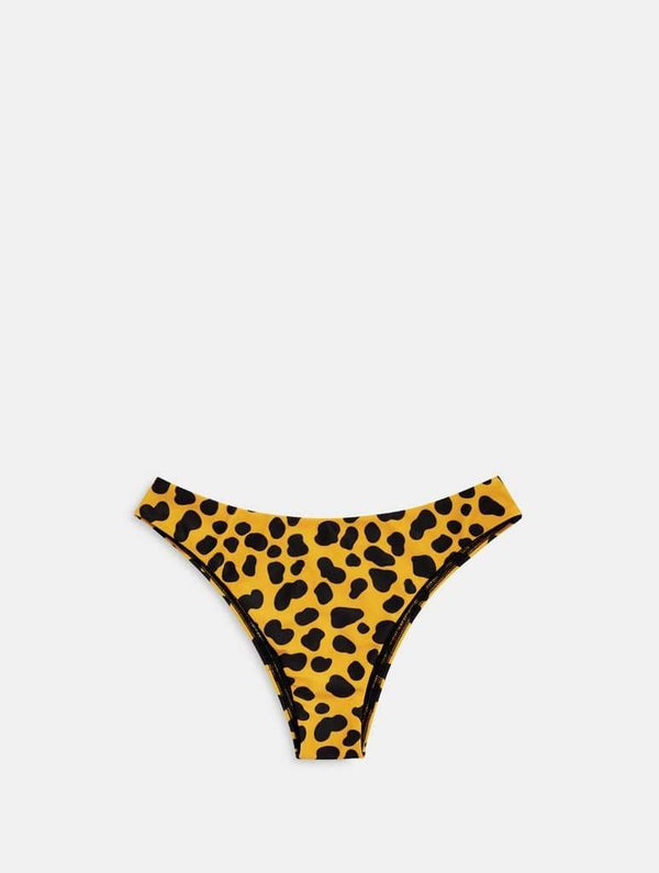 Skinnydip Swim Society | Sydney Leopard Bikini Bottoms - Product View 1