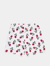 Skinnydip London | White Rose Pyjama Shorts - Product View 2
