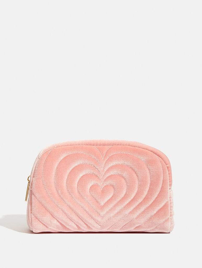 Skinnydip London | Heart Embroidery Makeup Bag - Product View 1
