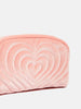 Skinnydip London | Heart Embroidery Makeup Bag - Product View 2