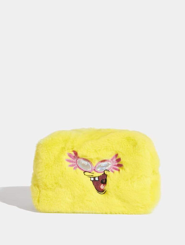 Skinnydip London | Spongebob Fur Make Up Bag - Product View 1