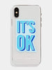 Skinnydip London | It's Not Ok to Feel Blue Case - Product View 1