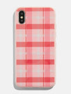 Skinnydip London | Pink Check Case - Product View 1