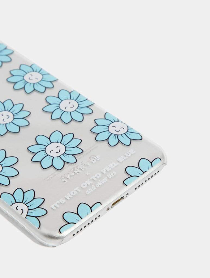 Skinnydip London | It's Ok to Feel Blue Flower Case - Product View 2