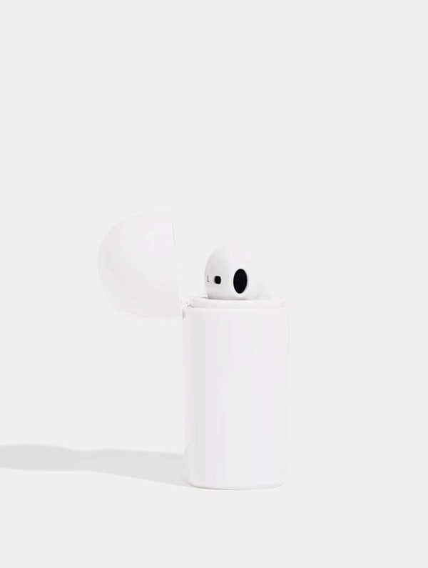 Skinnydip London | White Wireless Earbuds - Product View 6