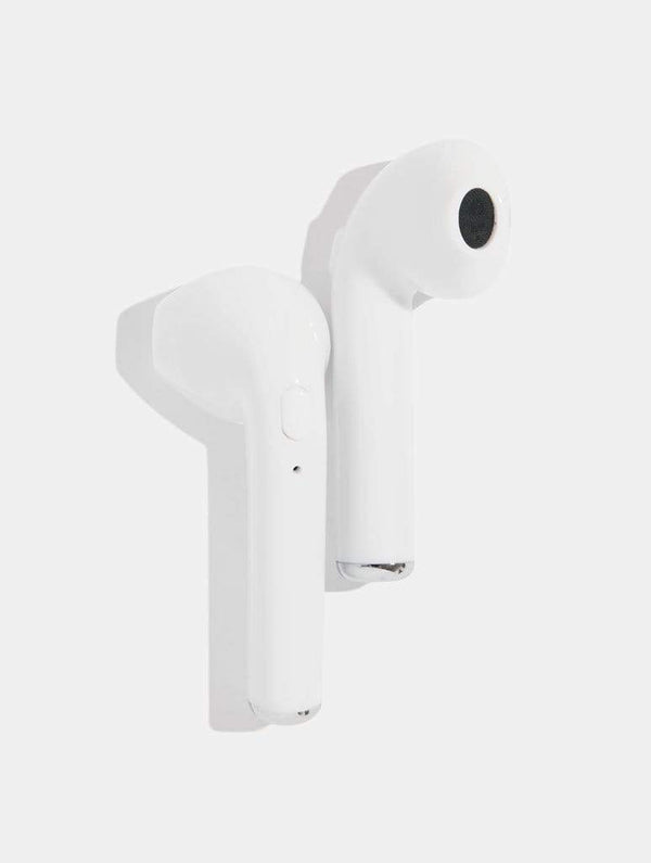 Skinnydip London | White Wireless Earbuds - Product View 7