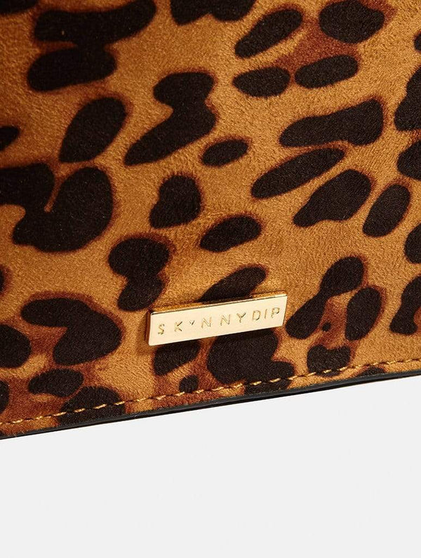 Skinnydip London | Ri Leopard Tote Bag - Product View 6