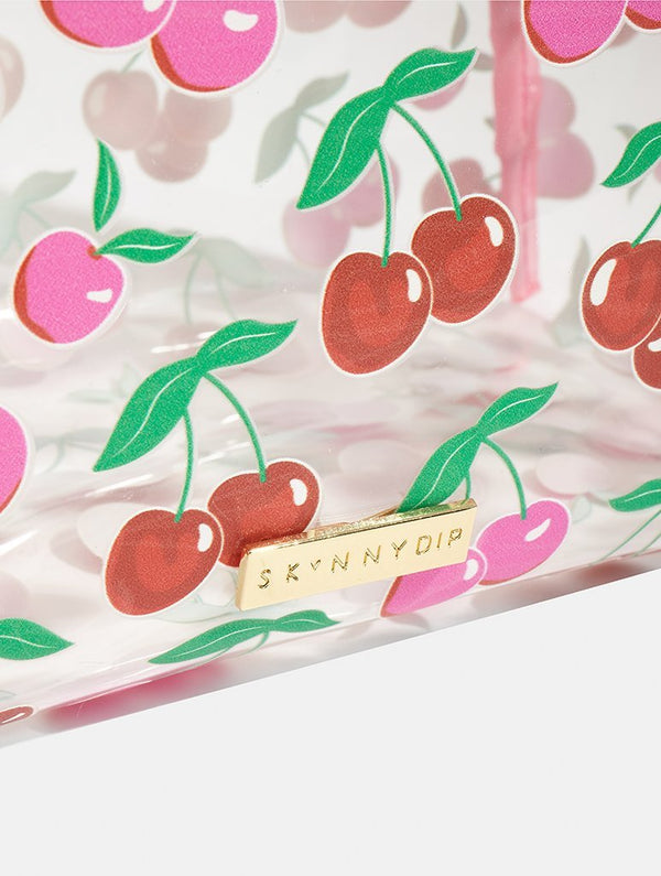 Skinnydip London | Scented Cherry Makeup Bag - Product View 6