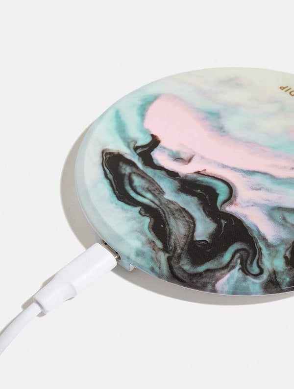 Skinnydip London | Marble Wireless Portable Charger - Product View 1