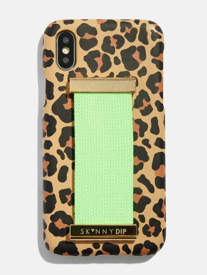 Skinnydip London | Leopard Phone Strap Case - Product View 1