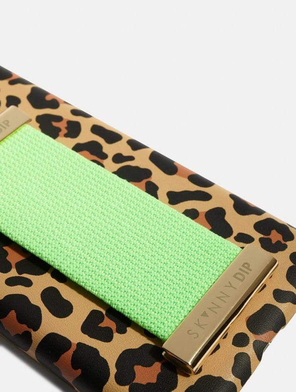 Skinnydip London | Leopard Phone Strap Case - Product View 3