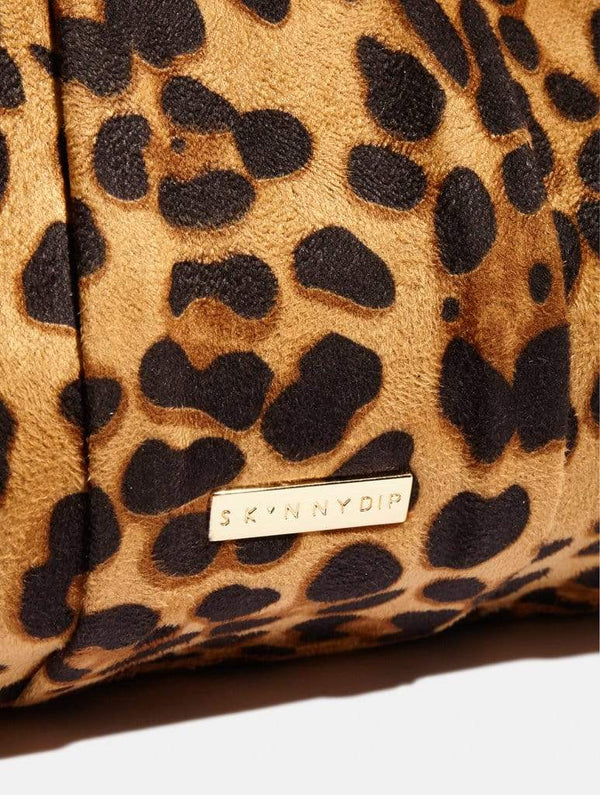 Skinnydip London | Beau Leopard Tote Bag - Product View 6