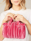Skinnydip London Beau Velvet Tote Bag Model Image 1