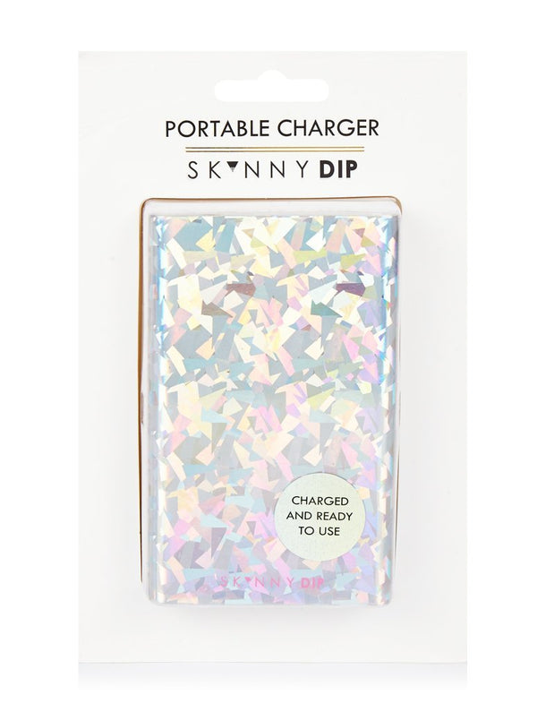 Skinnydip London Blizzard Portable Charger Front