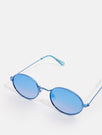 Skinnydip London | Blue Oval Sunglasses - Product Image 1