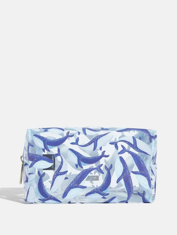 Skinnydip London | Blue Whale Make Up Bag - Product View 1
