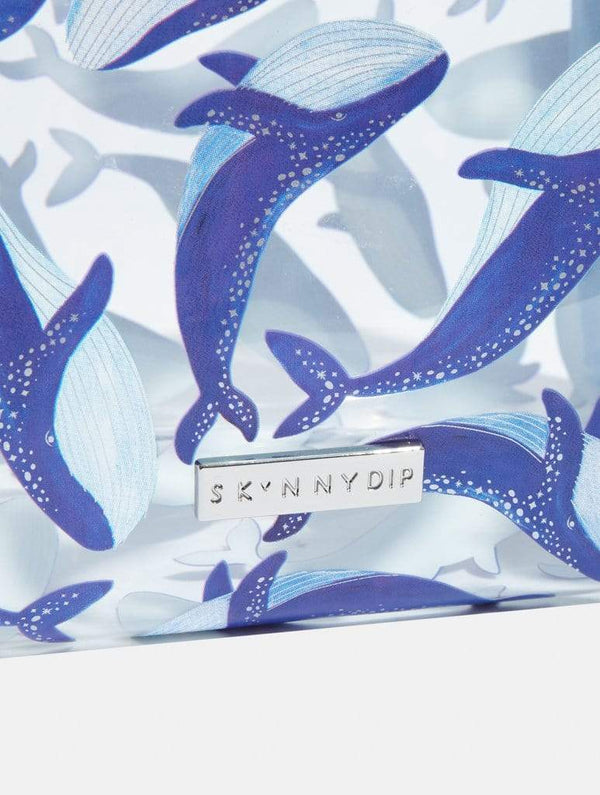 Skinnydip London | Blue Whale Make Up Bag - Product View 6