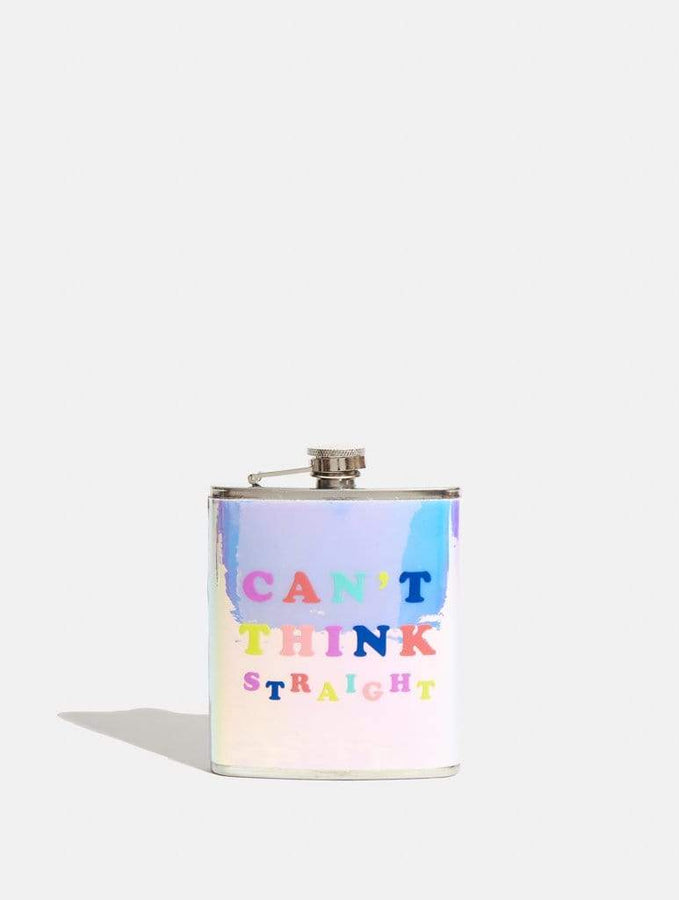 Skinnydip London | Can't Think Straight Hip Flask - Product View 1