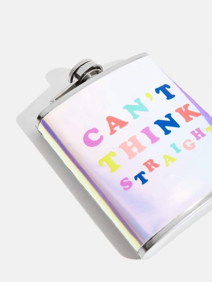 Skinnydip London | Can't Think Straight Hip Flask - Product View 2