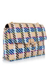 Skinnydip London | Casey Check Cross Body Bag - Angled View