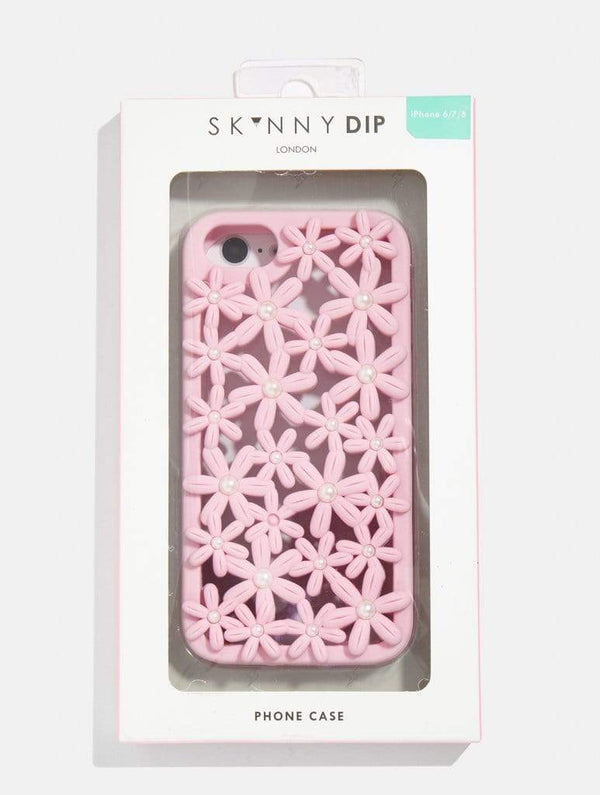 Skinnydip London | Daisy Floral Pink Case - Product View 4