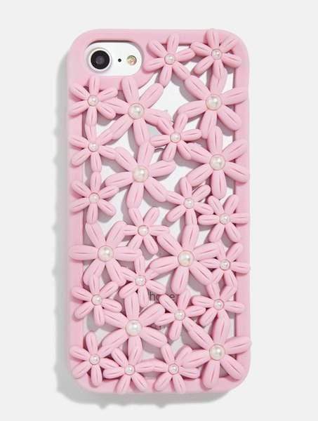 Skinnydip London | Daisy Floral Pink Case - Product View 1