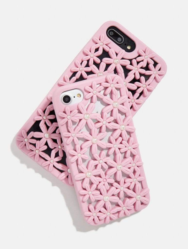 Skinnydip London | Daisy Floral Pink Case - Product View 3
