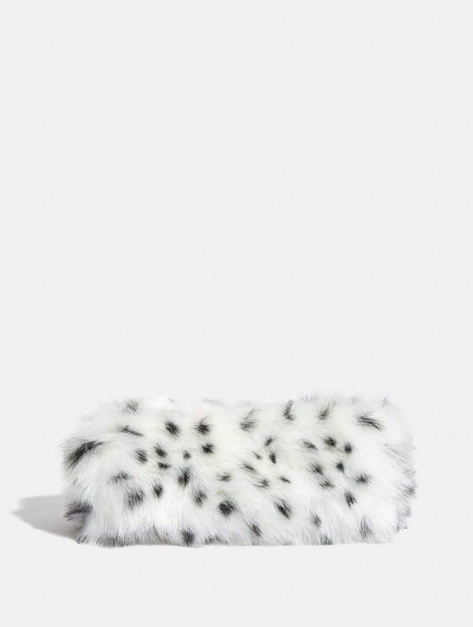 Skinnydip London | Dalmatian Fur Makeup bag - Product View 1