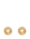 Skinnydip London | Gold Daisy Earrings - Product Image