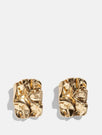 Skinnydip London | Gold Scrunch Earrings - Product View 1
