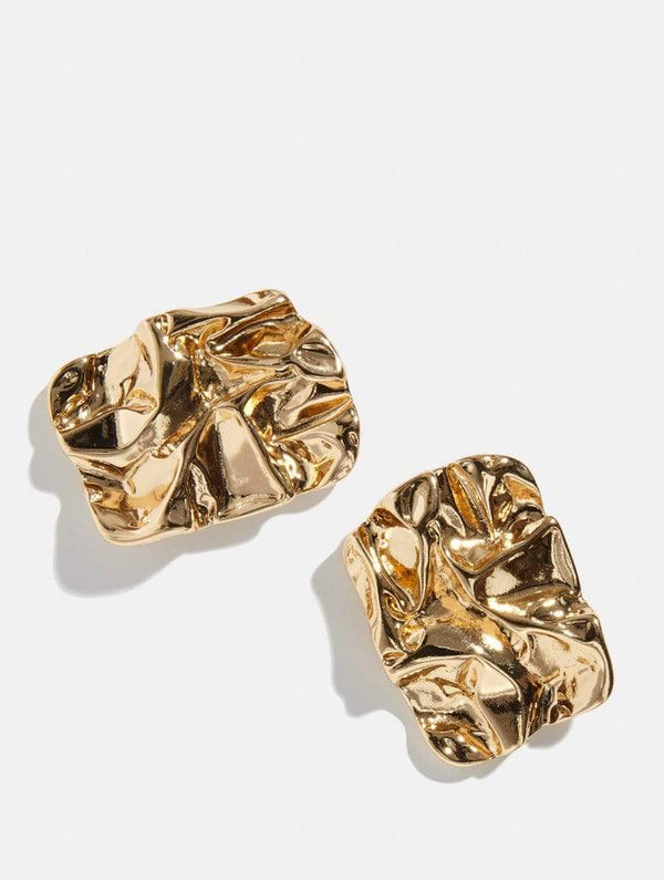 Skinnydip London | Gold Scrunch Earrings - Product View 2