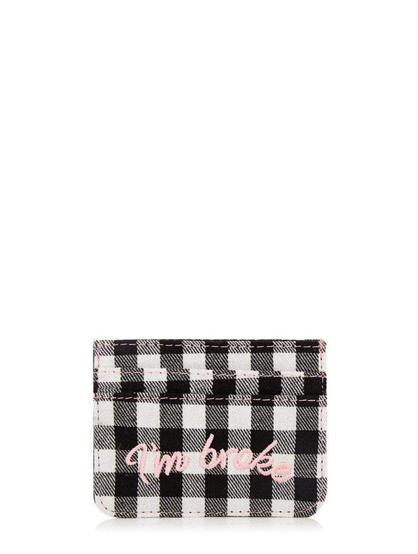 Skinnydip London | I'm Broke Card Holder - Front View