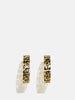 Skinnydip London | Leopard Hoop Earrings - Product Image
