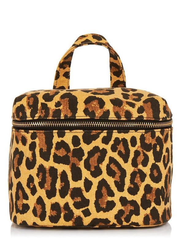 Skinnydip London | Leopard Washbag - Front