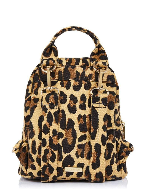 Skinnydip London | Zadie Leopard Mini Backpack - Back