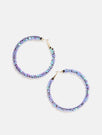 Skinnydip London | Lilac Marina Hoop Earrings - Product Image 2