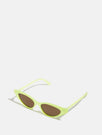 Skinnydip London | Lime Cat Eye Sunglasses - Product View 3